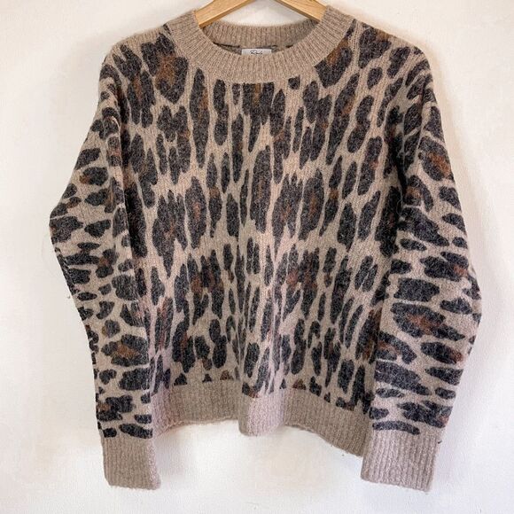 Rails Lana Spotted Hazel Alpaca Wool Sweater Size S - Picture 1 of 8